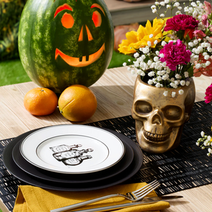 Lenox Vintage Halloween Dessert Plates - Set of 4