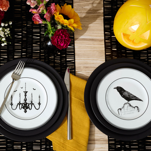 Lenox Vintage Halloween Dessert Plates - Set of 4
