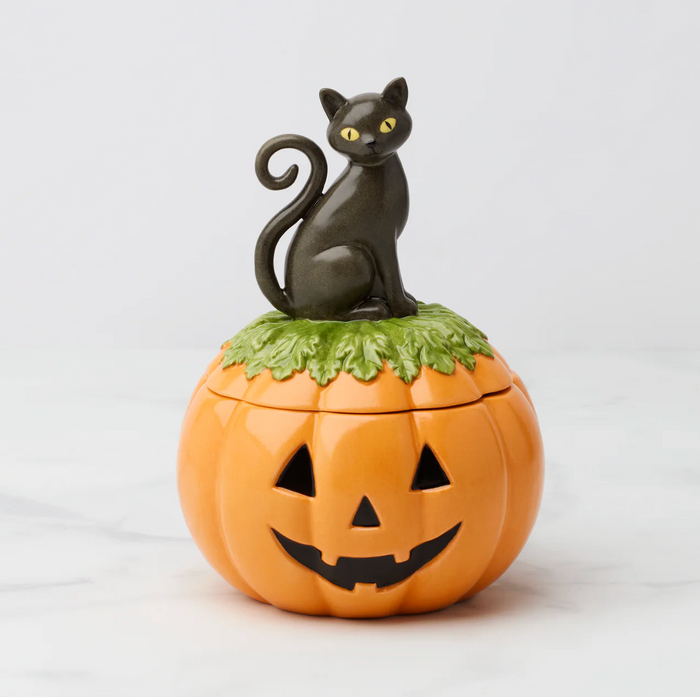 Lenox Haunted Halloween Covered Candy Jar