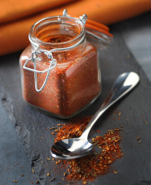Square Clip Top Jar 2.4oz Spice Jar