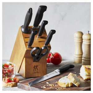 ZWILLING FOUR STAR 8-PC, KNIFE BLOCK SET