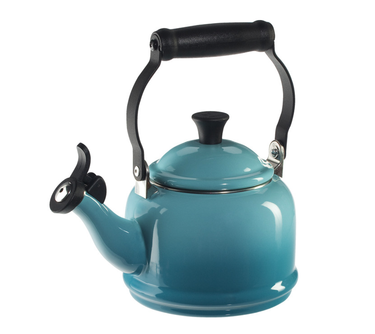 le creuset tea kettle green