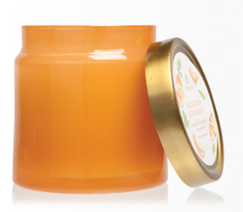 MANDARIN CORIANDER STATEMENT POURED CANDLE