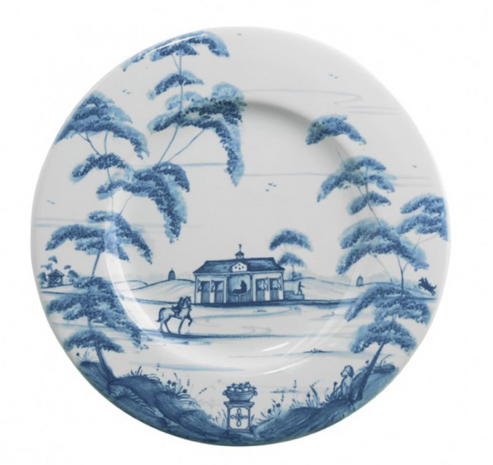 Country Estate Delft Blue Side/Cocktail Plate Stable