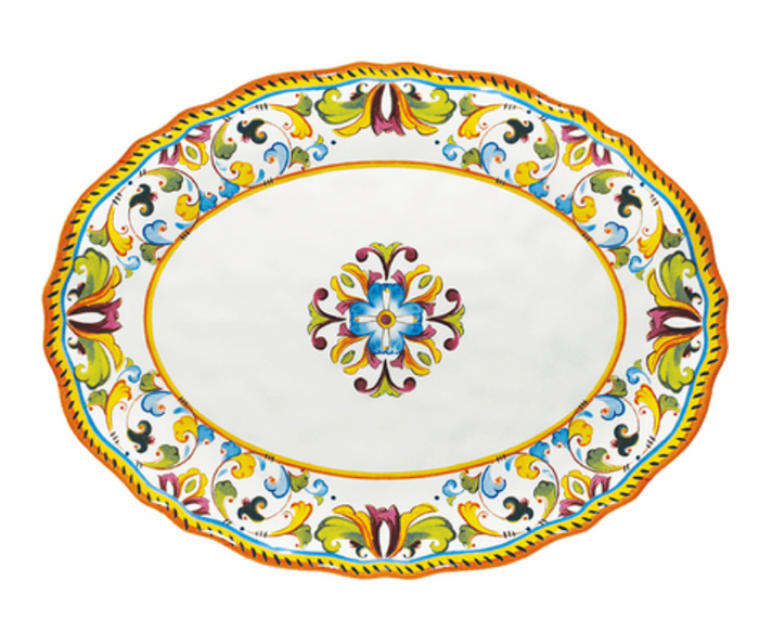Le Cadeaux Toscana 16 inch Oval Platter