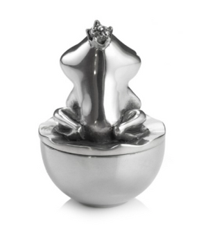 Pewter Frog Prince Tooth Box