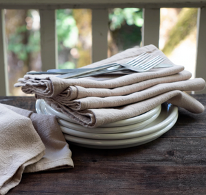 Washed Rustic Napkin - Linen