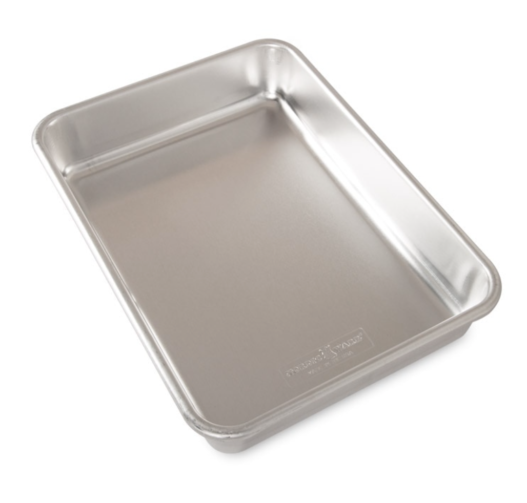 Nordic Ware Round Layer Cake Pan, Silver, 9 x 2