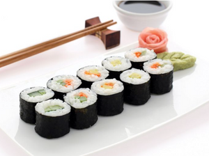 HIC Kitchen Sushi Plate, 9in