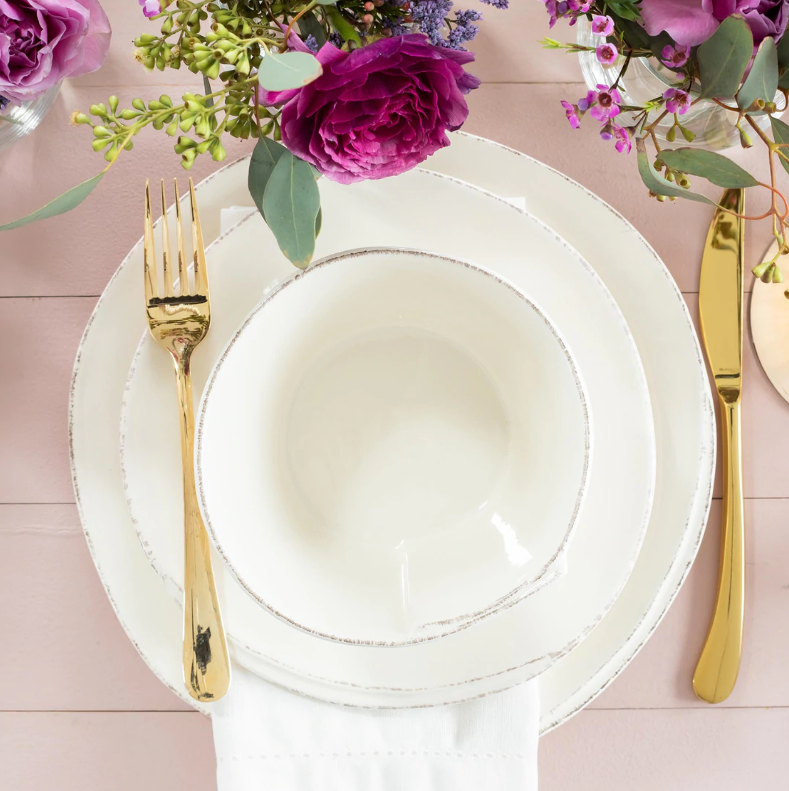 Vietri Linen Dinner Plate