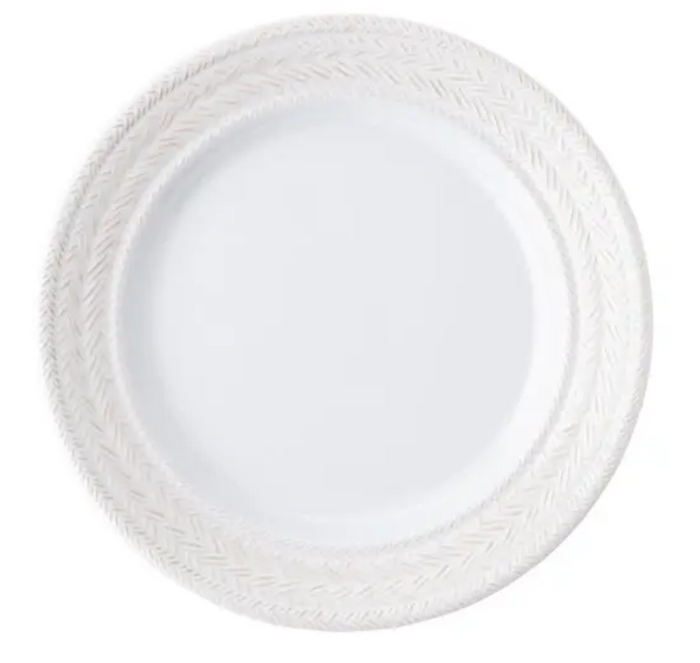 Juliska Le Panier Melamine Dinner Plate - Whitewash