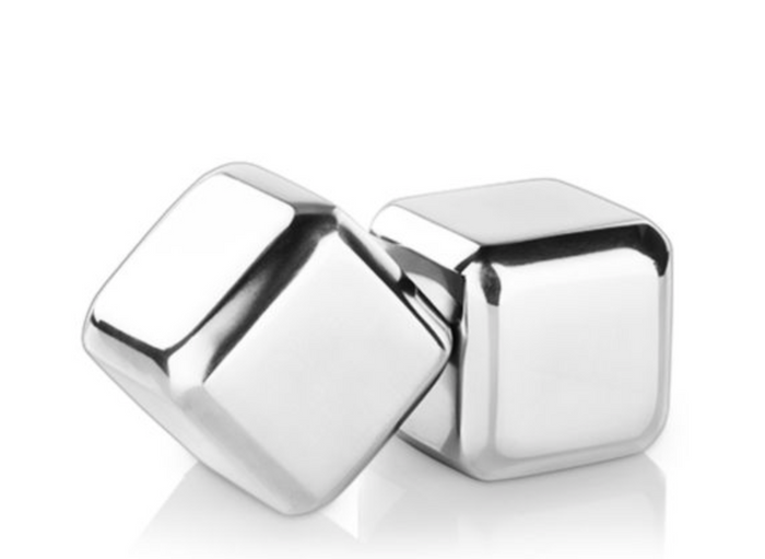 Glacier Rocks Large Stainless Steel Cubes by Viski