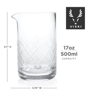 Crystal Mixing Glass by Viski