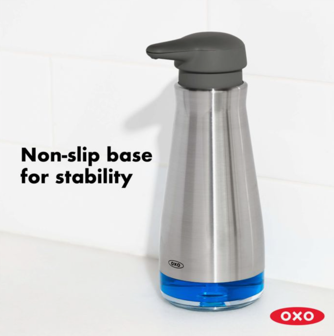 OXO SteeL Soap Dispensing Palm Brush [Video] [Video] in 2023