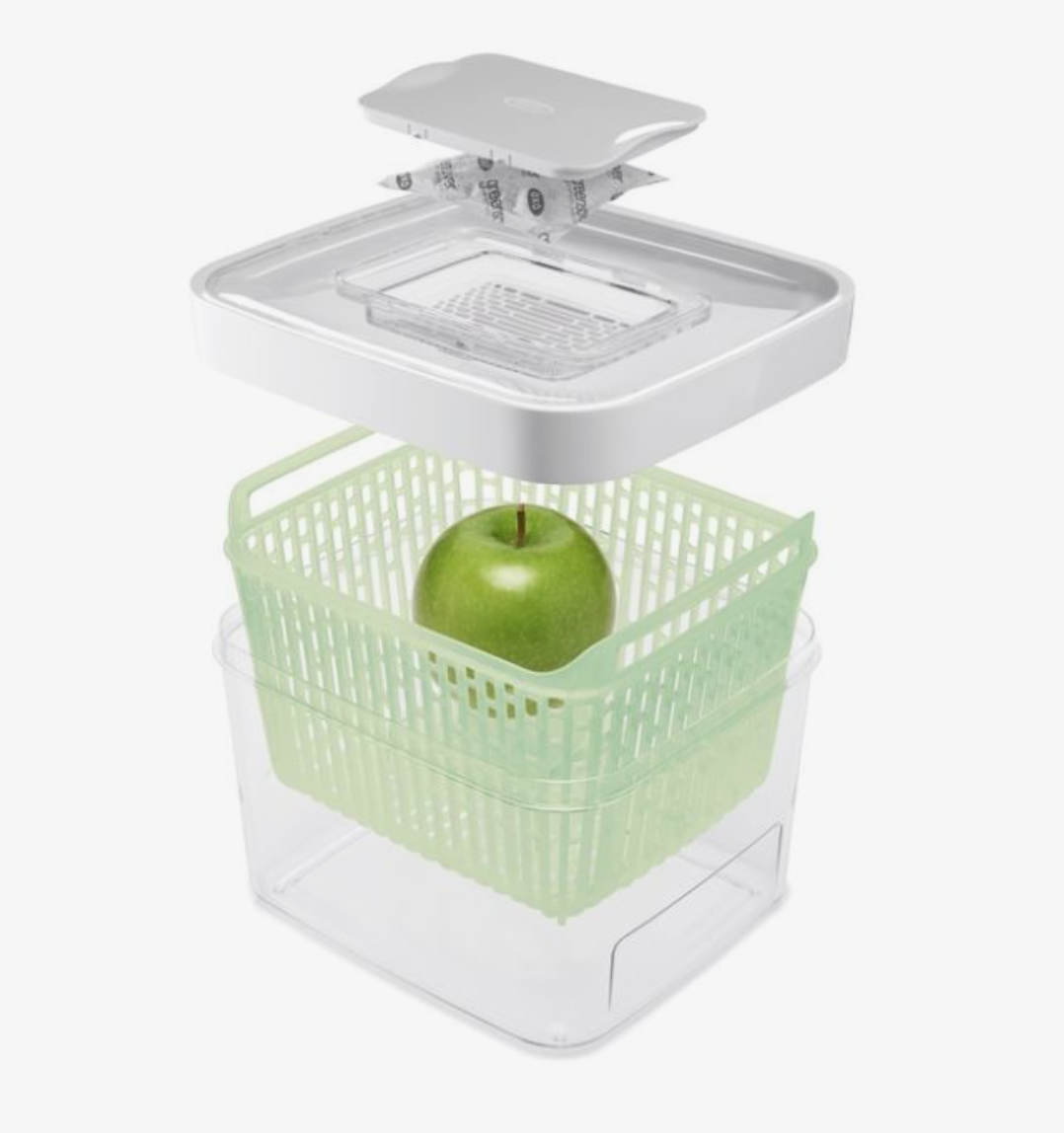 OXO vegetable storage container green saver food keeper Small W/FILTER  REFILLS