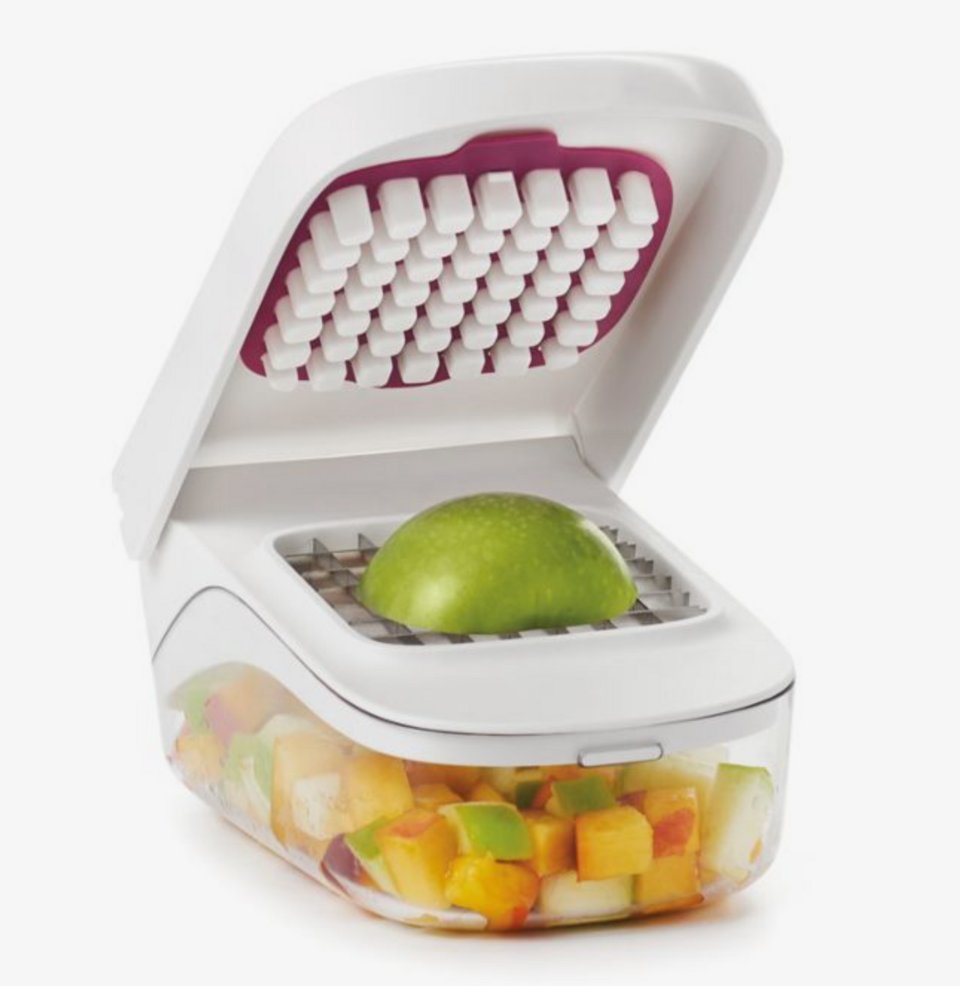 OXO Good Grips Vegetable and Onion Chopper with Easy Pour Opening White