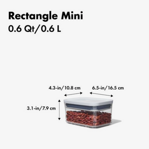 POP Container - Rectangle Mini (0.6 Qt.)