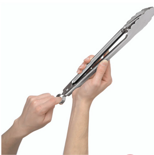 Cuisipro SS Locking Tongs - Stainless Steel 16"