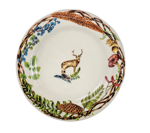 Juliska Forest Walk Dessert/Salad Plate, Assorted Set of 4