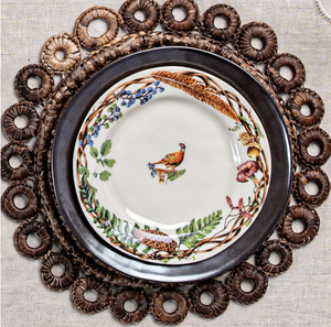 Juliska Forest Walk Dessert/Salad Plate, Assorted Set of 4