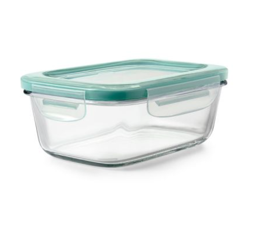 OXO Good Grips Pop Rectangular Slim 1.2 Qt. Food Storage Container - White