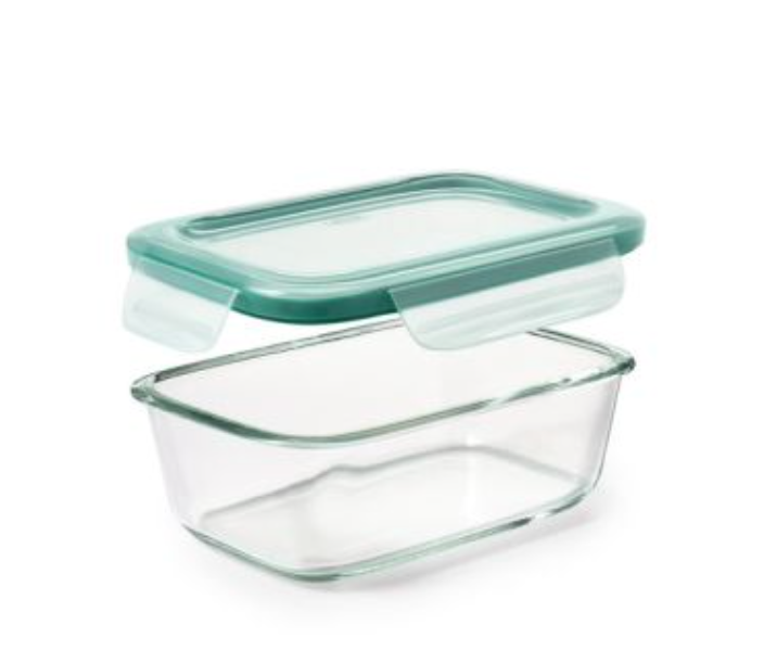 Oxo Good Grips 3 1/2 Cup Rectangular Smart Seal Glass Container