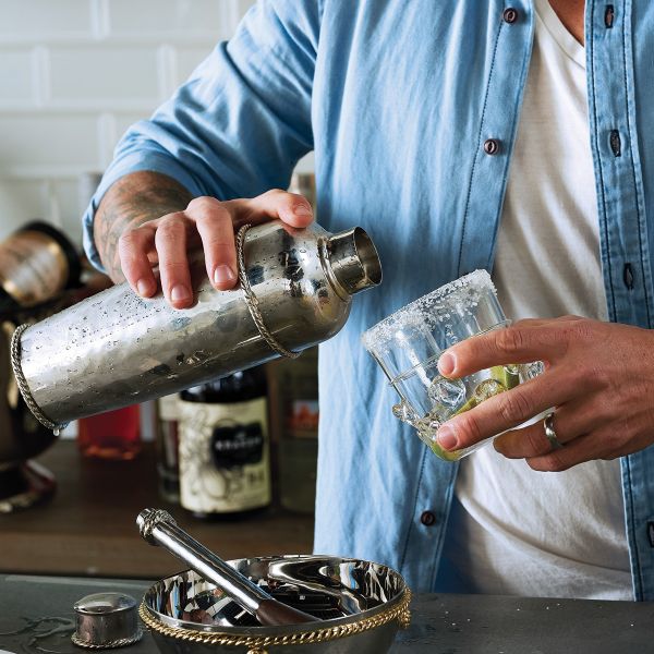 Graham Hammered Metal Cocktail Shaker + Reviews