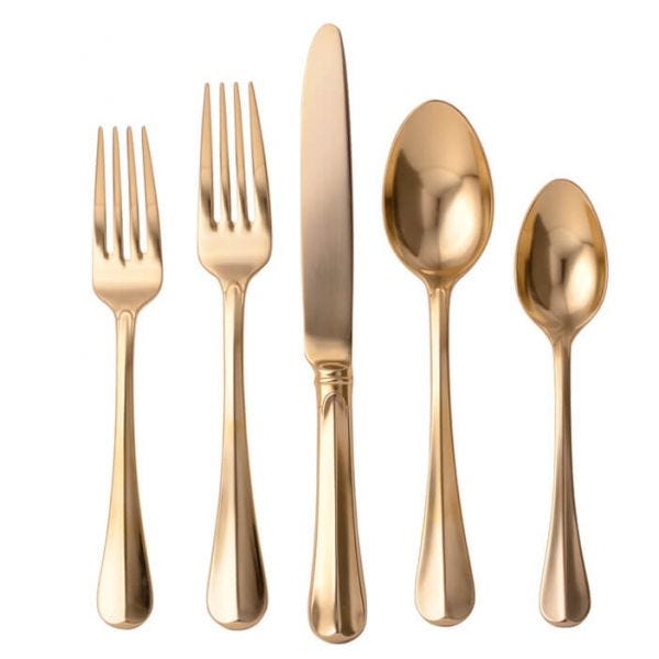 Bistro Gold 5pc Place Setting